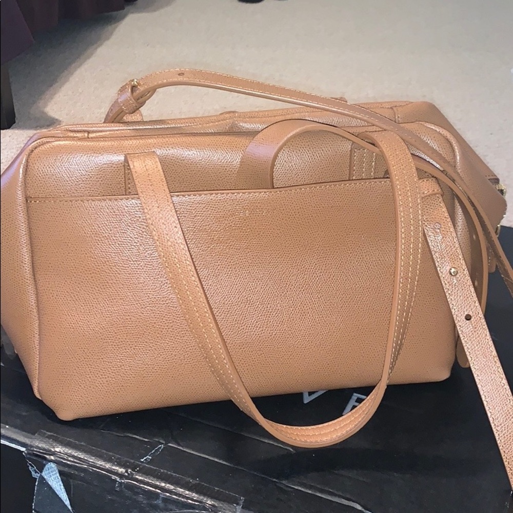 Senreve Doctor Bag Pebbled Chestnut